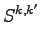 $\displaystyle S^{k,k'}$