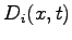 $\displaystyle D_i(x,t)$