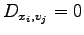 $\displaystyle D_{x_i,v_j}=0$