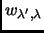$w_{\lambda',\lambda}$