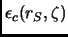$\epsilon_c(r_S,\zeta)$