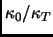 $\kappa_0/\kappa_T $