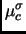 $\mu_c^{\sigma}$